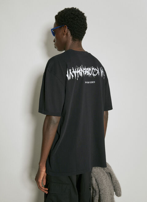 Han Kjøbenhavn アップサイドダウンTシャツ ブラック han0154004