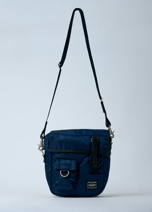 Comme des Garçons Homme Logo Print Crossbody Bag Navy cdh0160004