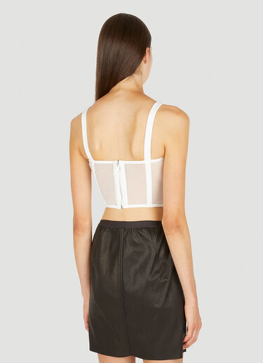 Dion Lee Column Corset Top White dle0249003