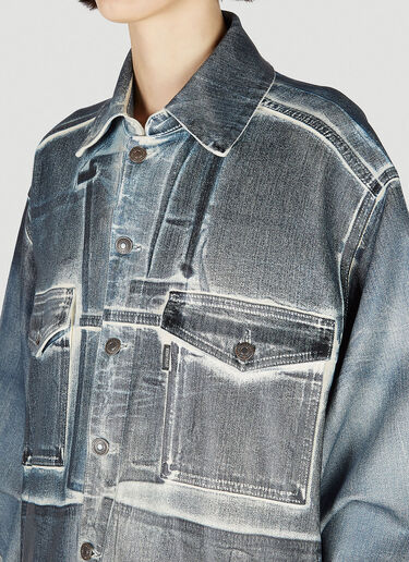 Ottolinger Oversized Denim Shirt Blue ott0251015