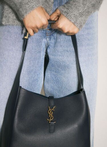 Saint Laurent Le 5 Ã  7 大号单肩包 蓝色 sla0258048