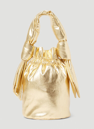 GANNI Occasion Knot Handbag Gold gan0253046