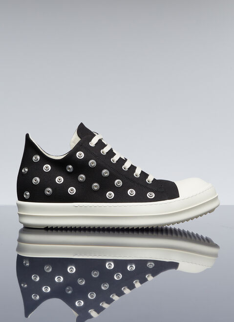 Rick Owens DRKSHDW Stud Denim Low Top Sneakers Brown drk0154001