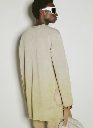 Subhuman Long Sweatshirt Moncler + Rick Owens Subhuman Long Sweatshirt Beige mcs0355011