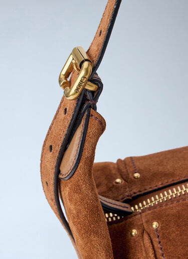 Chloé Paddington Suede Crossbody Bag Brown chl0265054