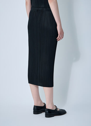 Pleats Please Issey Miyake Pleated Skirt Black plp0261010