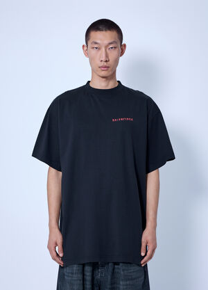 Balenciaga Oversized T-Shirt Black bal0166012