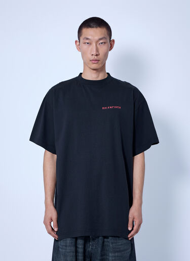 Balenciaga Oversized T-Shirt Black bal0166012