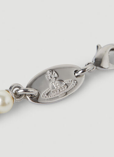 Vivienne Westwood Stuart Swarovski Pearl Necklace White vvw0148020