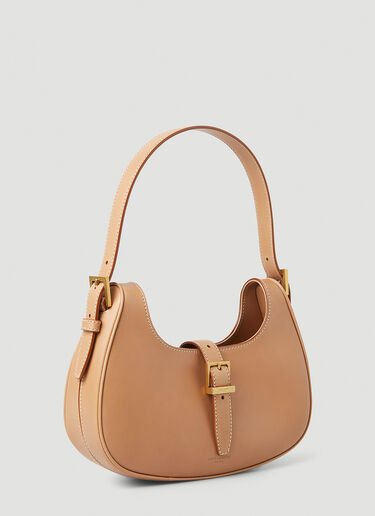 Saint Laurent Le Fermoir Hobo Shoulder Bag Brown sla0247153