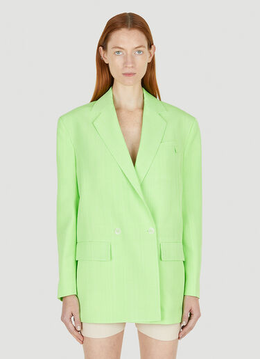 Jacquemus La Veste Marino Blazer Green jac0248004