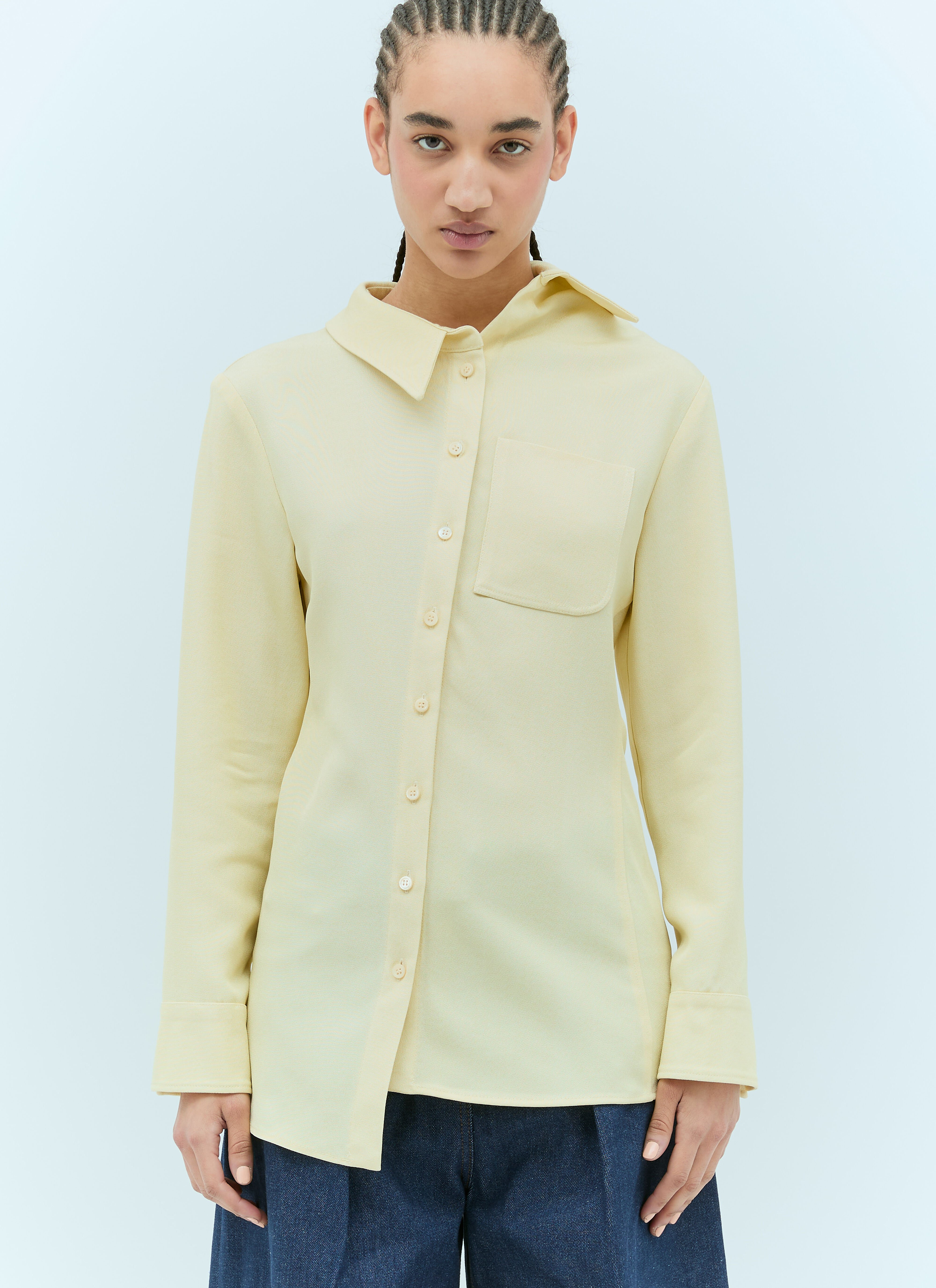 Jacquemus La Chemise Pablo Shirt in Yellow LN CC