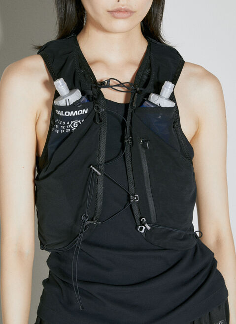 MM6 Maison Margiela x Salomon Logo Applique Lycra Gilet Blue mms0254002