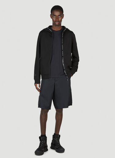 Moncler Logo Hooded Sweatshirt Black mon0152053