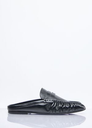 Saint Laurent Loafer Mules Black sla0257049