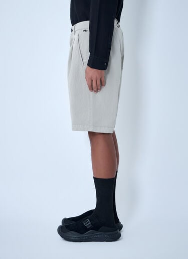 Massimo Osti Studio Gabardine Bermuda Shorts Beige mao0164004