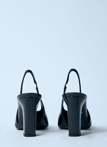 Prada Decolette Leather Heels Black pra0259004