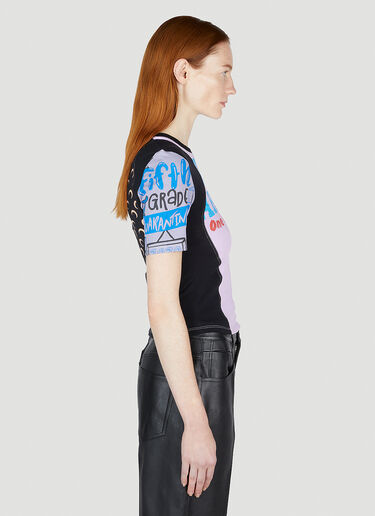Marine Serre Regenerated T-Shirt Lilac mrs0252017