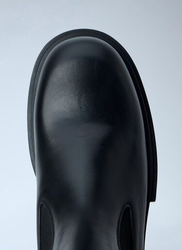 LN-CC® - Rick Owens: Beatle Gabe Boots - Black Rick Owens Beatle Gabe Boots Black ric0165019
