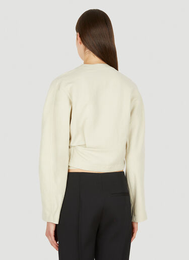 Lemaire 裹身上衣 乳白 lem0250006