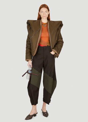 Paula Canovas del Vas Bombacho Pants Khaki pcd0250004