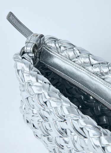 Bottega Veneta Kalimero Cha-Cha Shoulder Bag Silver bov0259074