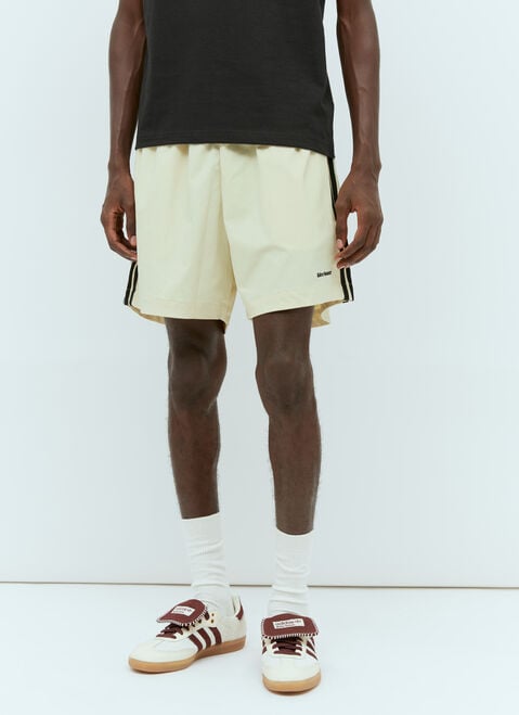 adidas Originals by Spezial Logo Embroidery Track Shorts Khaki aos0154001