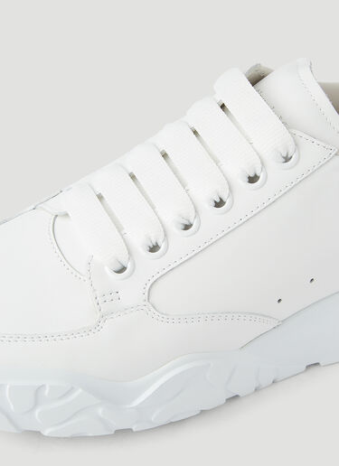 Alexander McQueen Court Leather Sneakers White amq0245109