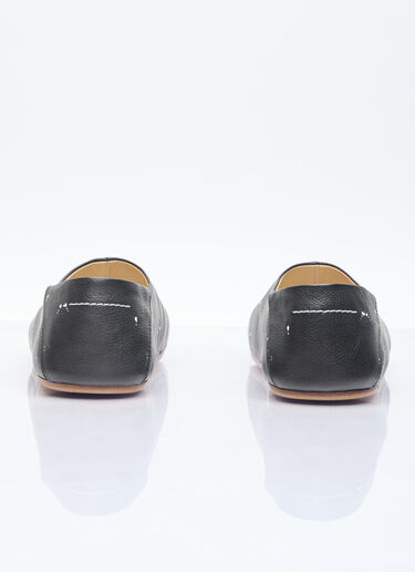 MM6 Maison Margiela 페인트 스플래터 바부슈 슬리퍼 블랙 mmm0255034