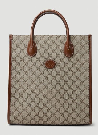 Gucci Interlocking G Medium Tote Bag Beige guc0152253