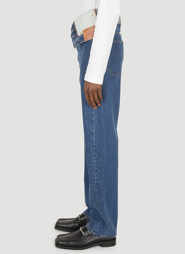 Y/Project Classic Asymmetric Waist Jeans Blue ypr0148014