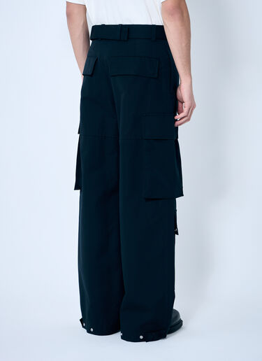 Jil Sander Belted Cargo Pants Black jil0159004