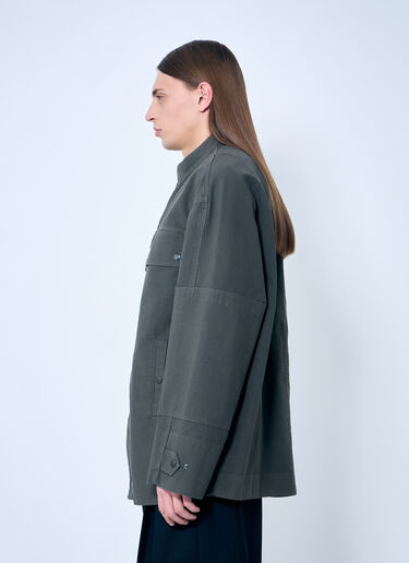 Dries Van Noten Viskin Jacket Grey dvn0158004