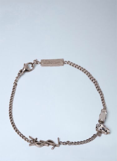 Cassandre Charm Bracelet Saint Laurent Cassandre Charm Bracelet Silver sla0363003