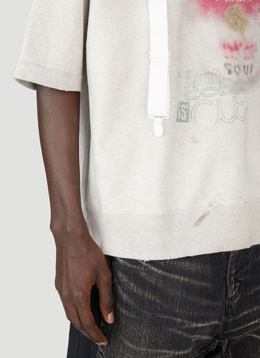 Maison Mihara Yasuhiro Suspender T-shirt White mmy0152013