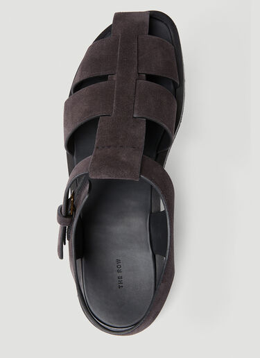 The Row Fisherman Sandals Grey row0152012