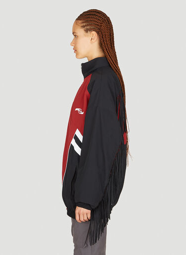 Martine Rose フリンジトラックジャケット レッド mtr0253001