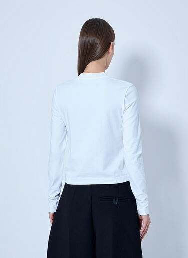 Jacquemus 르 티셔츠 그로 그랭 화이트 jac0256036