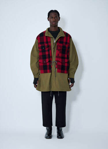 Check Coat Junya Watanabe Check Coat Khaki jwn0162004