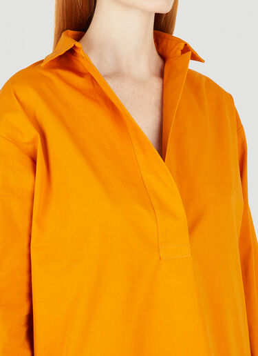 Plan C Pull-On Casual Shirt Orange plc0247012