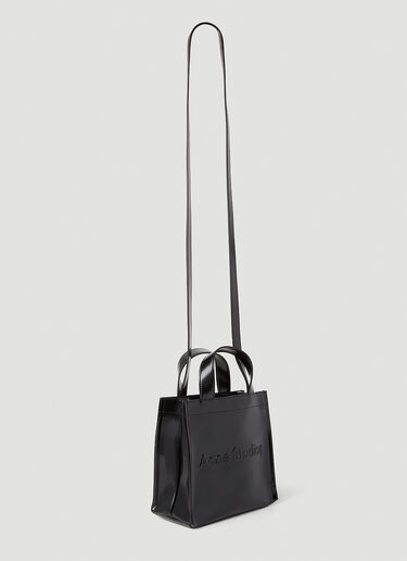 Acne Studios Logo Shopper Mini Tote Bag Black acn0352001