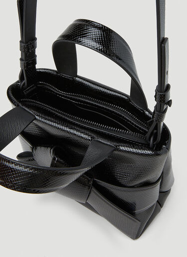 Acne Studios Musubi Knotted Mini Shoulder Bag Black acn0252004