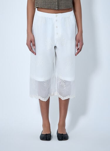 Frill Shorts Our Legacy Frill Shorts White our0264031