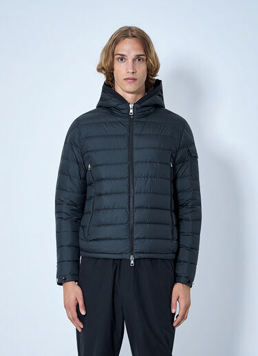 LN-CC® - Moncler: Galion Hooded Short Down Jacket - Black Moncler Galion Hooded Short Down Jacket Black mon0165016