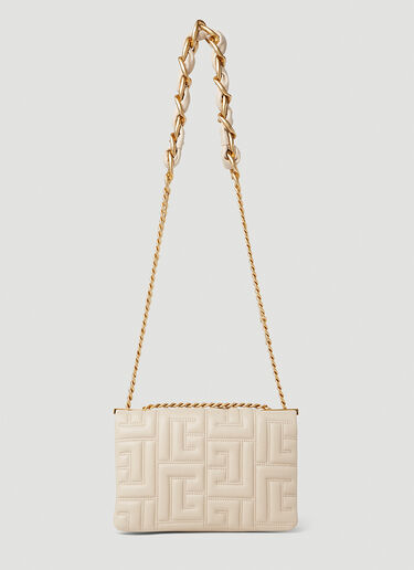 Balmain 1945 Small Shoulder Bag Cream bln0252038