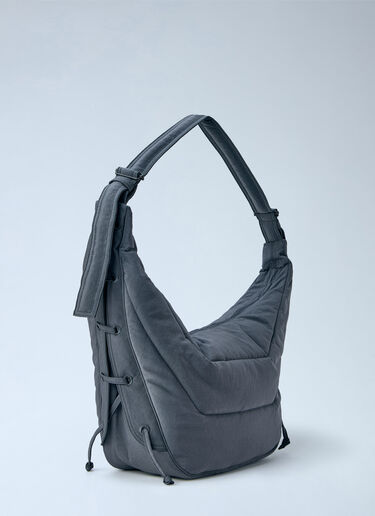 LN-CC® - Lemaire: Large Soft Game Bag - Grey Lemaire Large Soft Game Bag Grey lem0166034