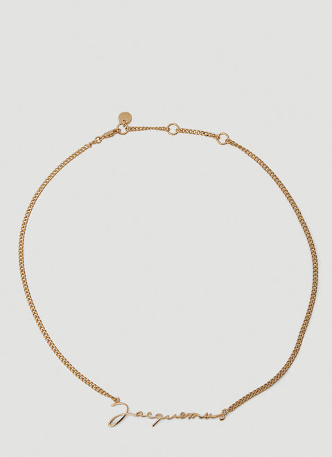 Gucci Logo Plaque Necklace Black guc0251152