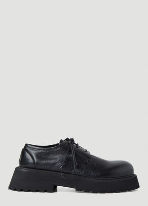 Gucci Micarro Lace-Up Derby Shoes Black guc0255064