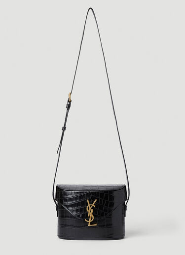 Saint Laurent June Box Shoulder Bag Black sla0251130