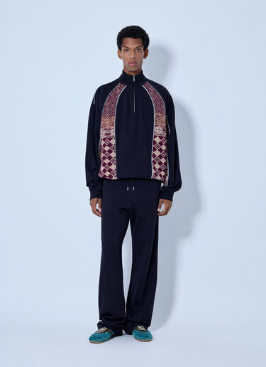 LN-CC® - Dries Van Noten: Hackney Sweater - Navy Dries Van Noten Hackney Sweater Navy dvn0165012